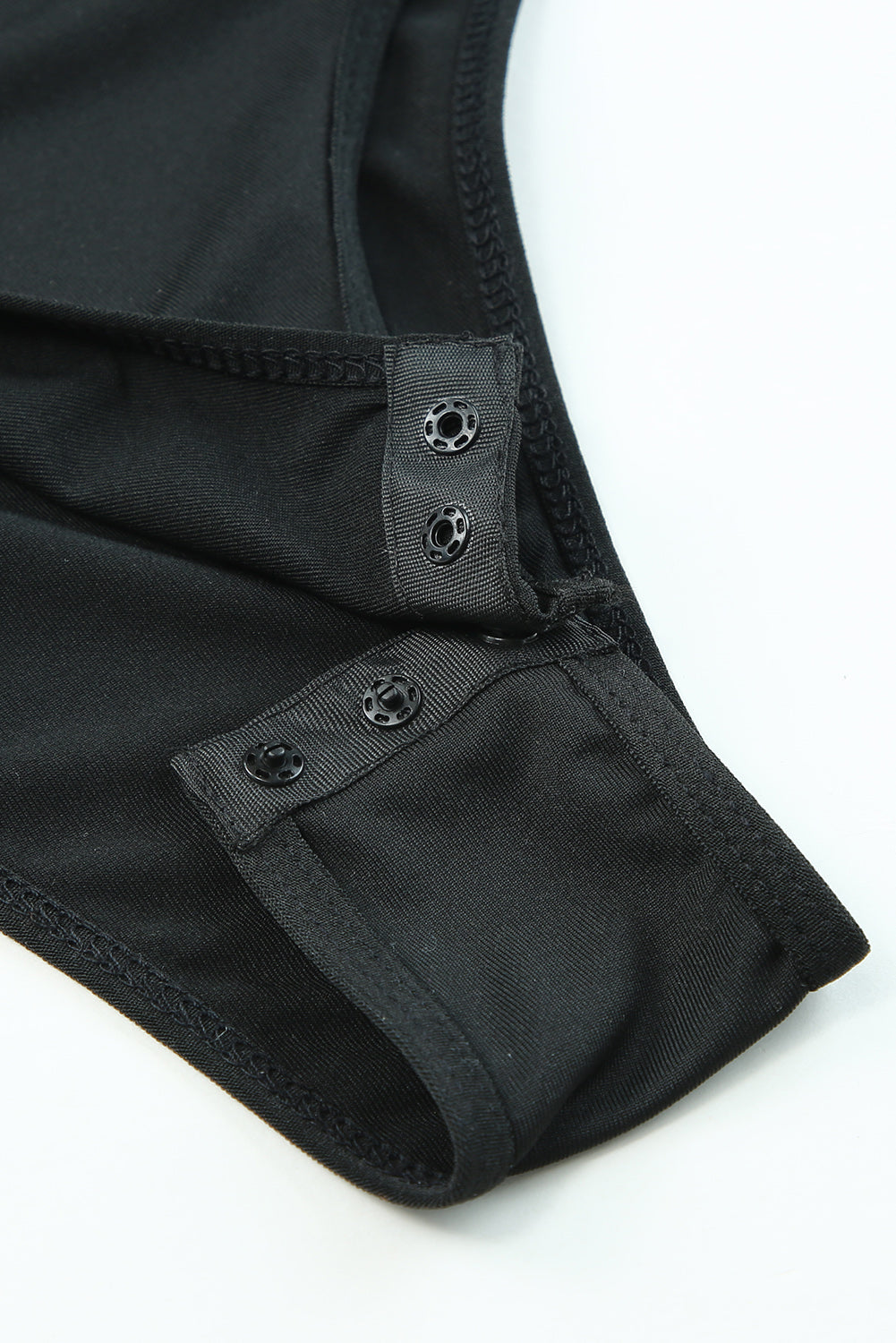 Black Rhinestone Spaghetti Strap Bustier Crop Top